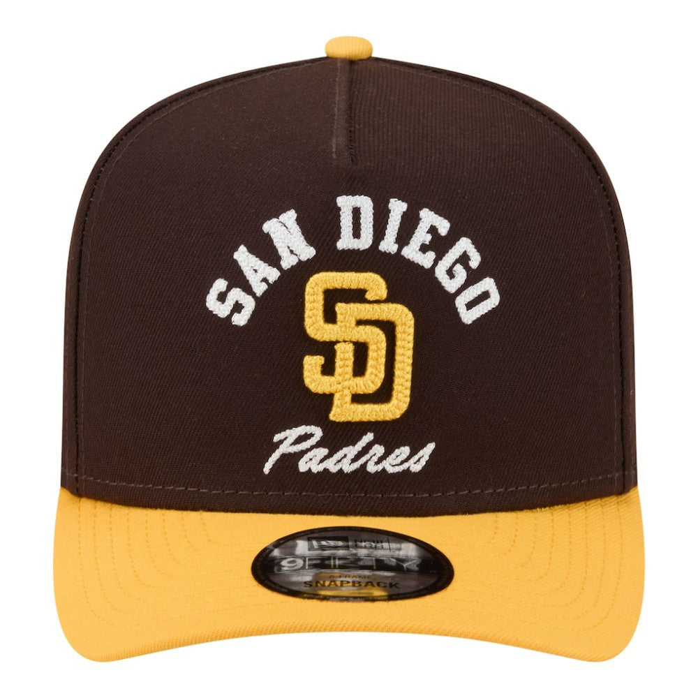 San Diego Padres New Era Arched A-Frame 9FIFTY Adjustable Hat - MLB Hats