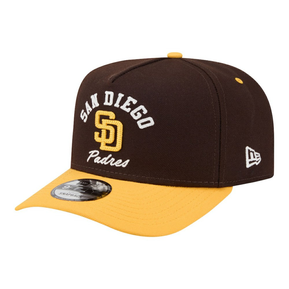 San Diego Padres New Era Arched A-Frame 9FIFTY Adjustable Hat - MLB Hats