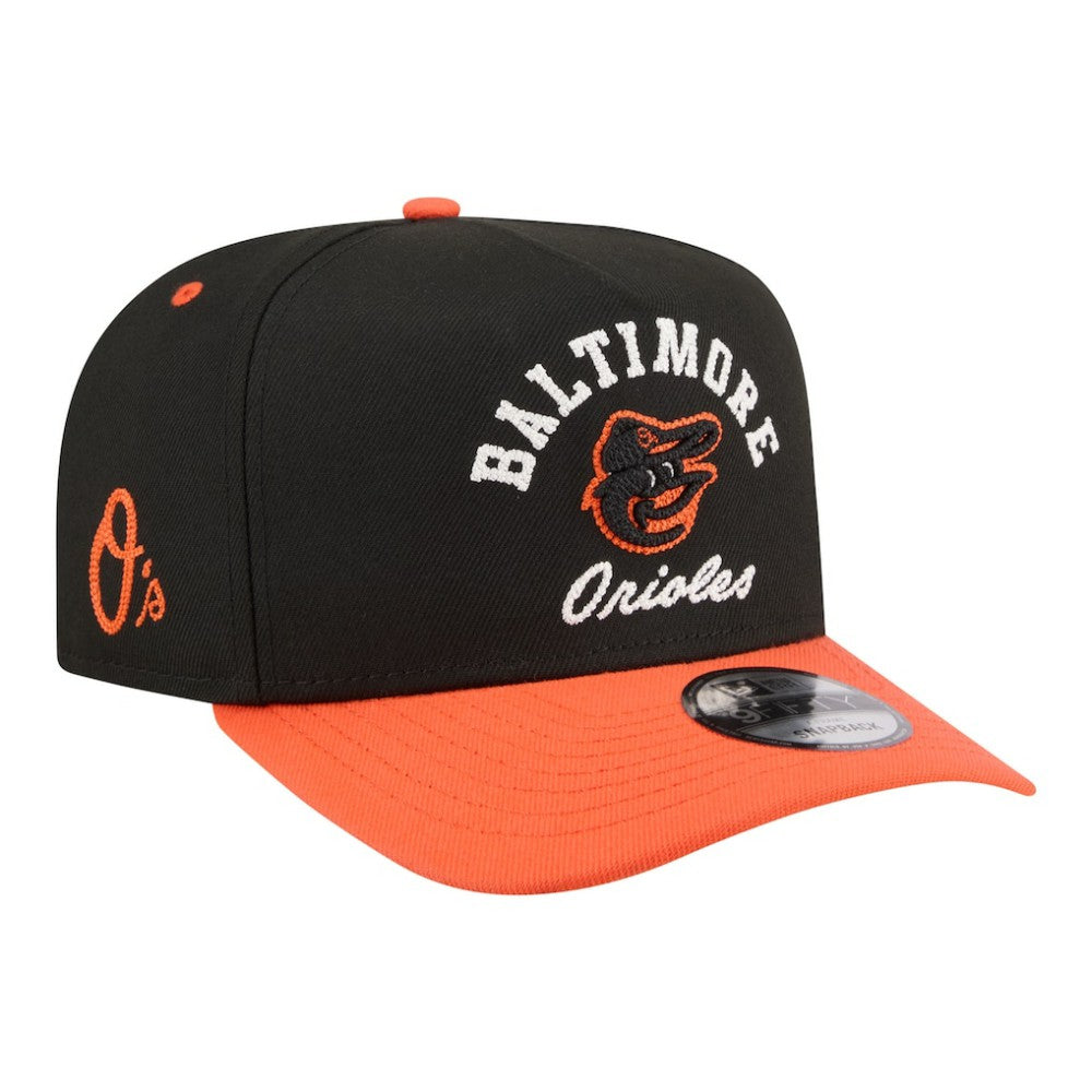 Baltimore Orioles New Era Arched A-Frame 9FIFTY Adjustable Hat - MLB Hats