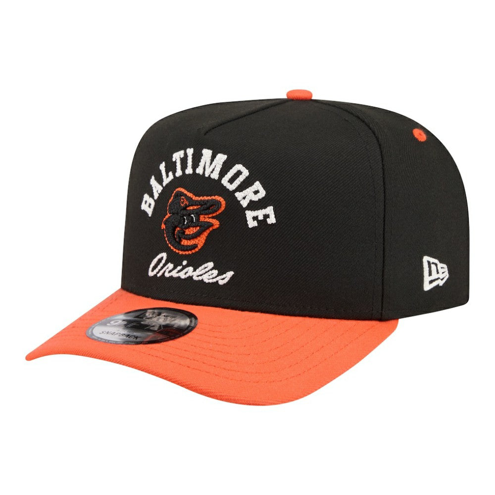 Baltimore Orioles New Era Arched A-Frame 9FIFTY Adjustable Hat - MLB Hats