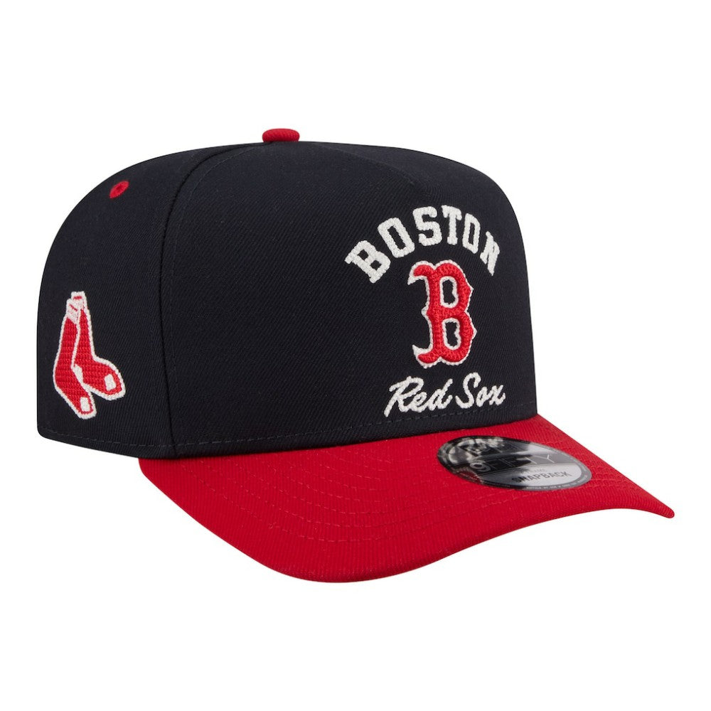Boston Red Sox New Era Arched A-Frame 9FIFTY Adjustable Hat - MLB Hats