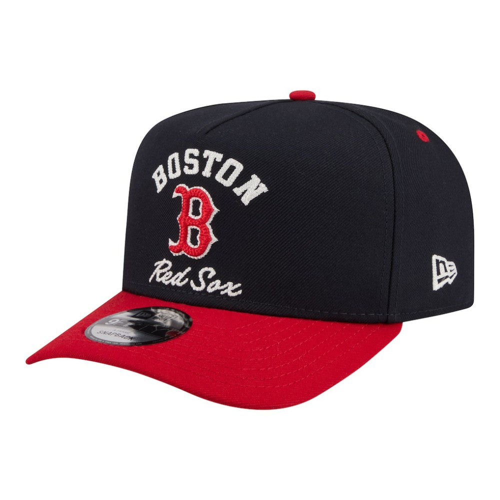 Boston Red Sox New Era Arched A-Frame 9FIFTY Adjustable Hat - MLB Hats