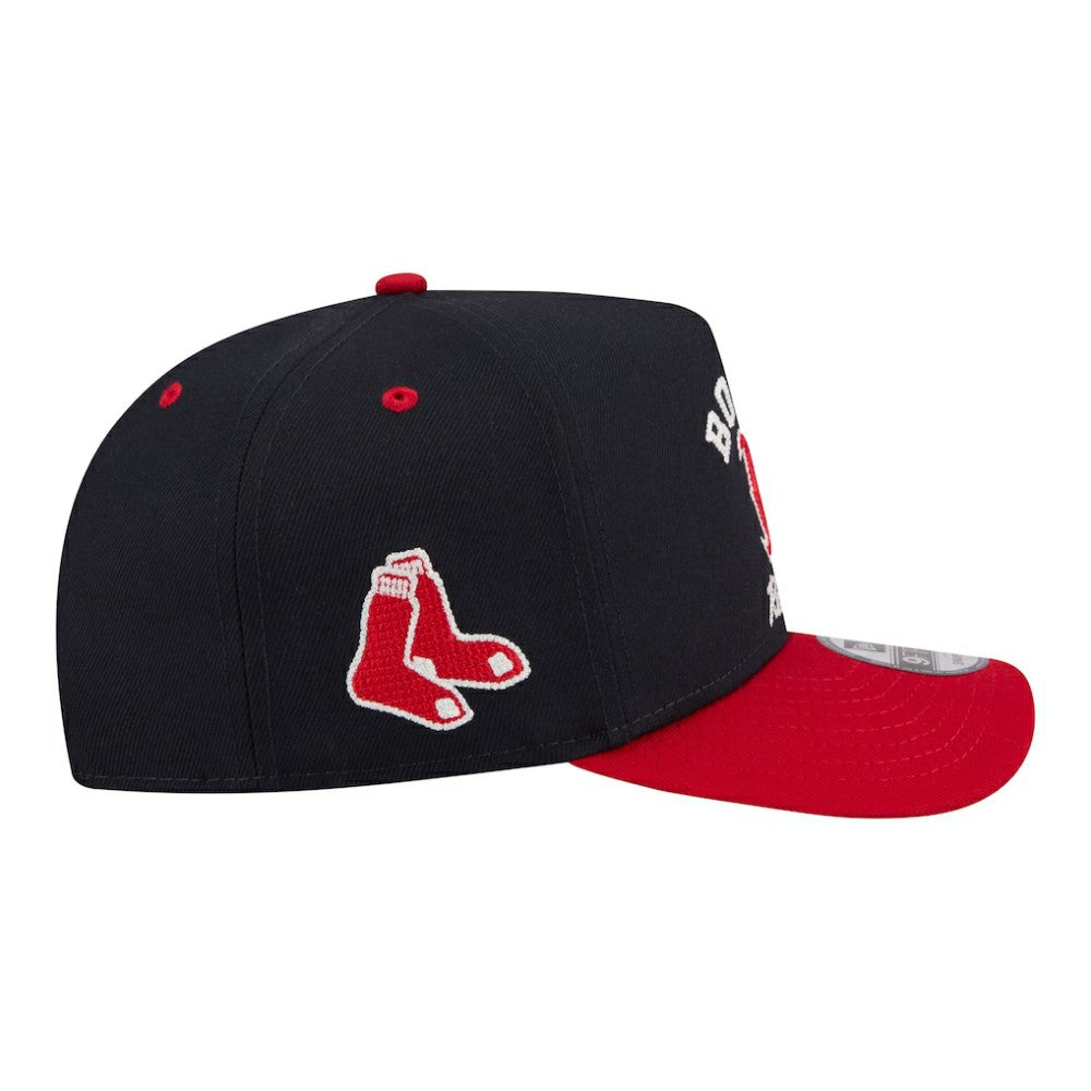 Boston Red Sox New Era Arched A-Frame 9FIFTY Adjustable Hat - MLB Hats
