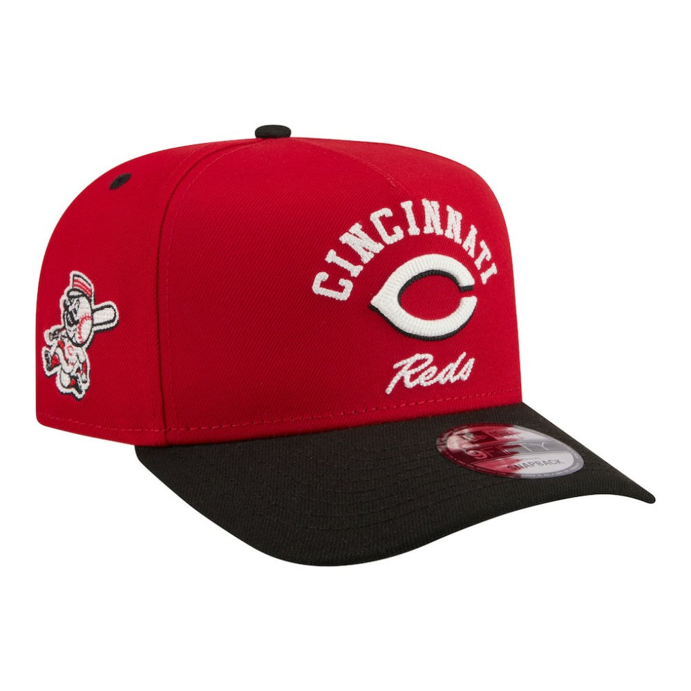 Cincinnati Reds New Era Arched A-Frame 9FIFTY Adjustable Hat - MLB Hats