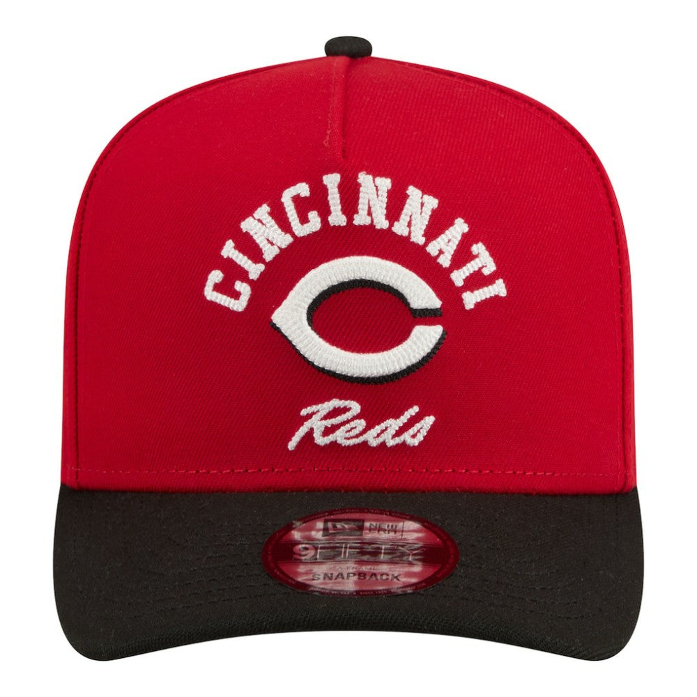 Cincinnati Reds New Era Arched A-Frame 9FIFTY Adjustable Hat - MLB Hats