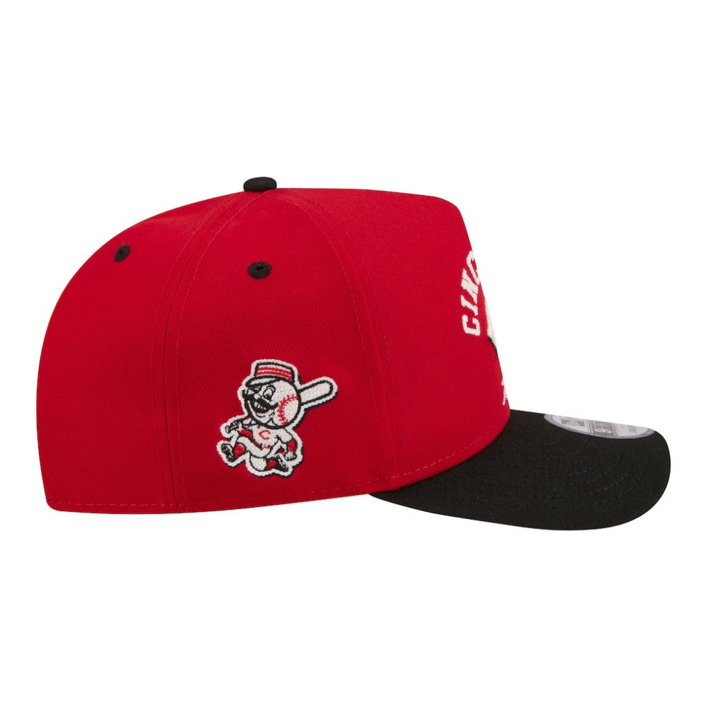 Cincinnati Reds New Era Arched A-Frame 9FIFTY Adjustable Hat - MLB Hats