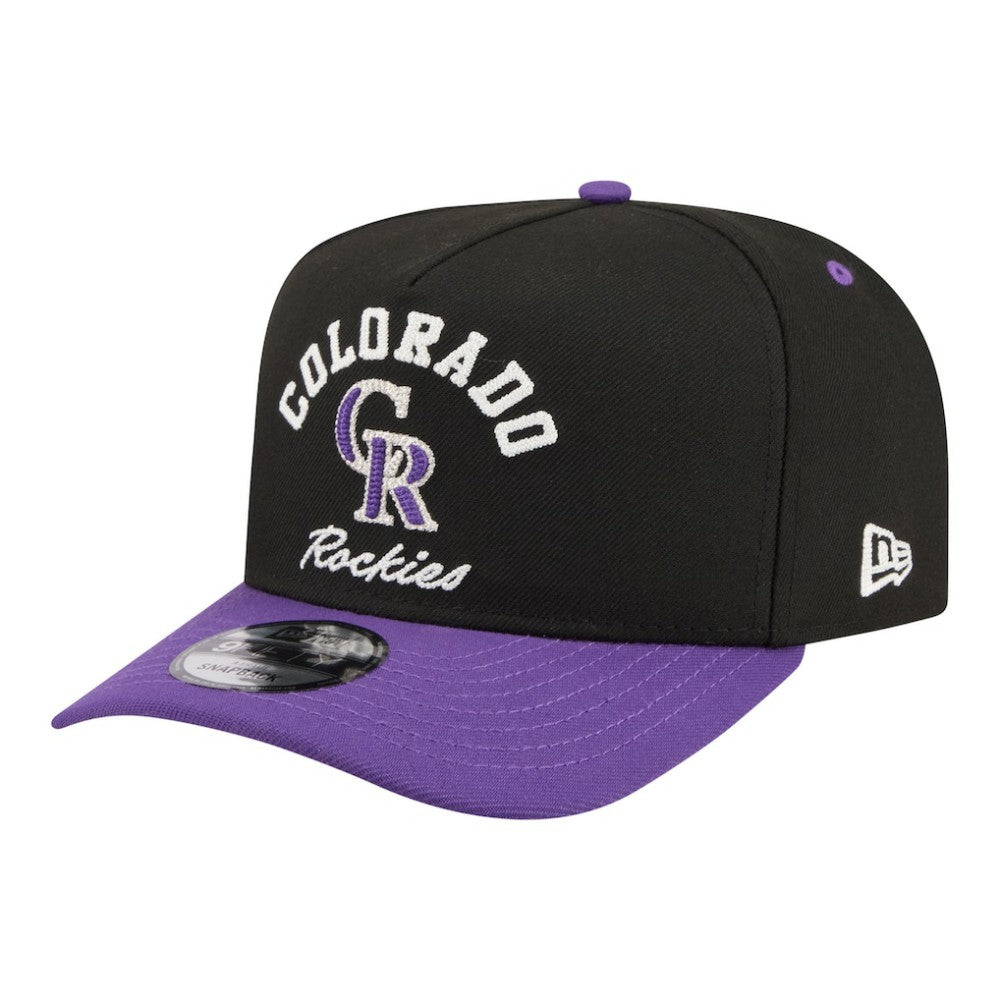 Colorado Rockies New Era Arched A-Frame 9FIFTY Adjustable Hat - MLB Hats