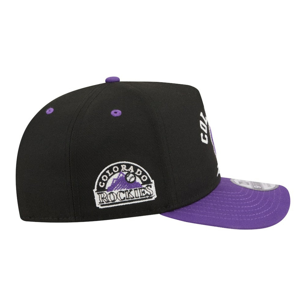 Colorado Rockies New Era Arched A-Frame 9FIFTY Adjustable Hat - MLB Hats