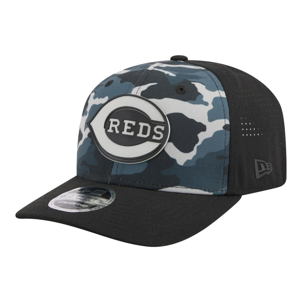Cincinnati Reds New Era Tonal Camo 9SEVENTY Stretch-Snap Hat - MLB Hats