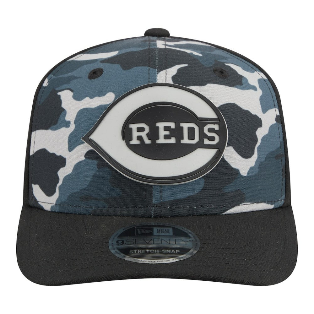 Cincinnati Reds New Era Tonal Camo 9SEVENTY Stretch-Snap Hat - MLB Hats