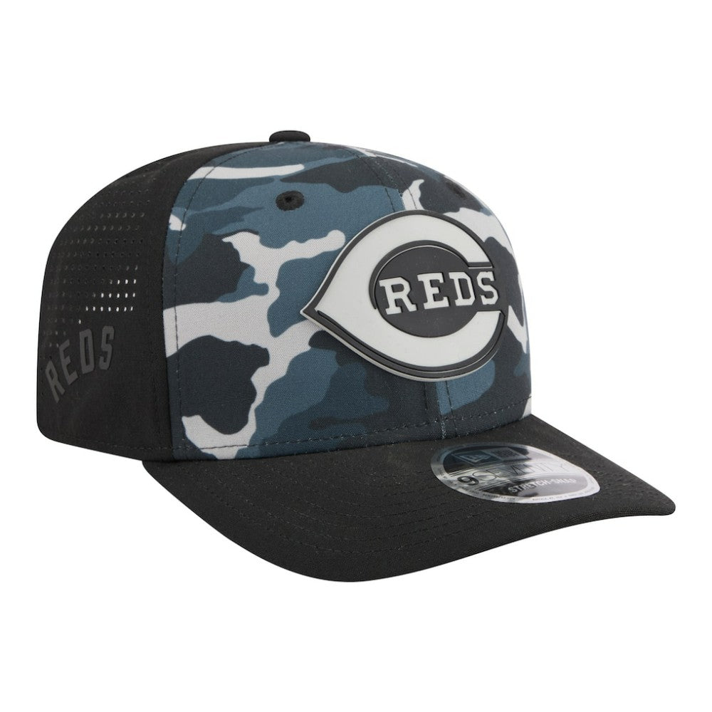 Cincinnati Reds New Era Tonal Camo 9SEVENTY Stretch-Snap Hat - MLB Hats