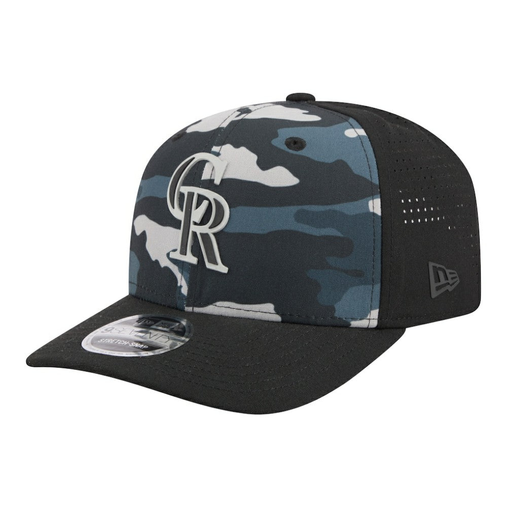 Colorado Rockies New Era Tonal Camo 9SEVENTY Stretch-Snap Hat - MLB Hats