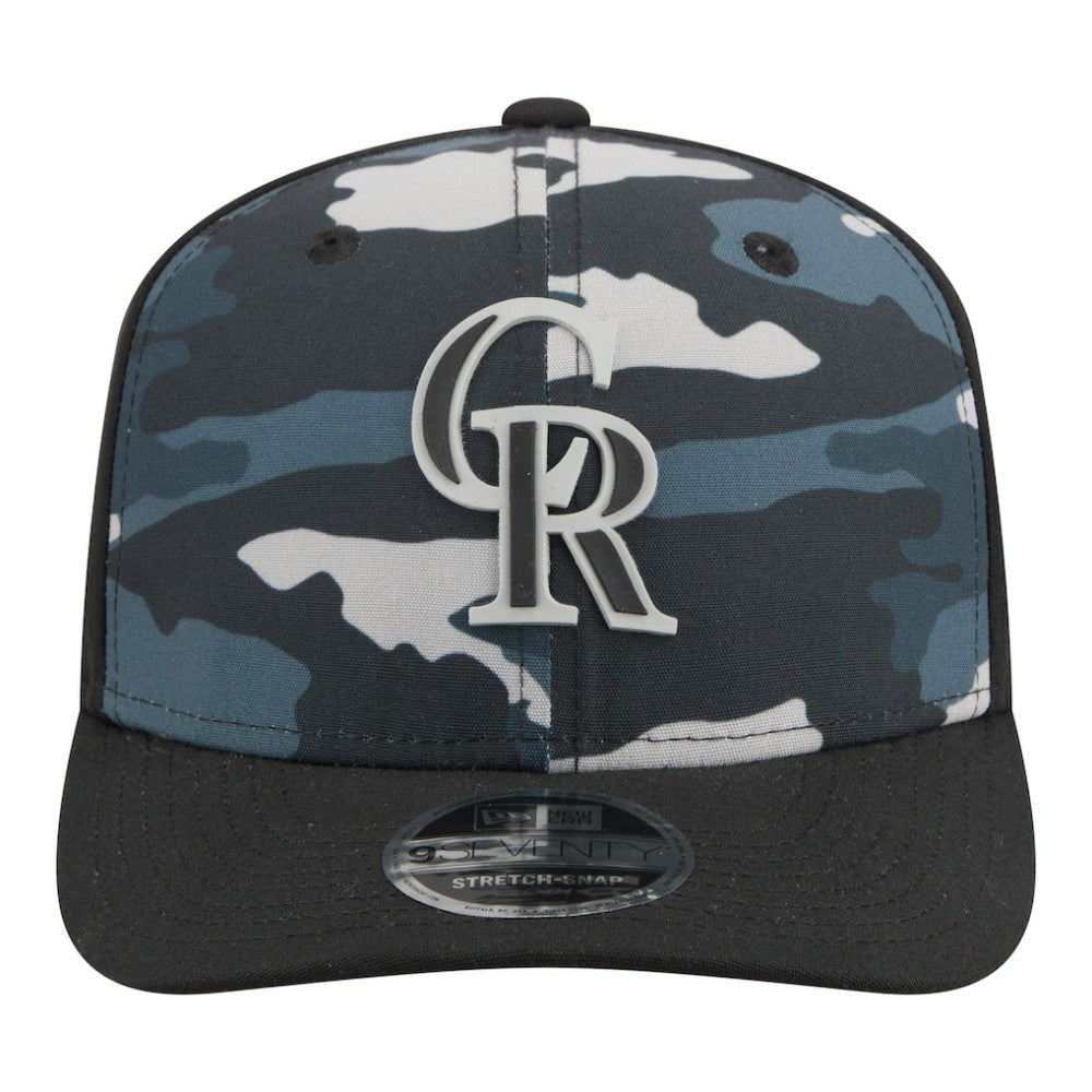 Colorado Rockies New Era Tonal Camo 9SEVENTY Stretch-Snap Hat - MLB Hats