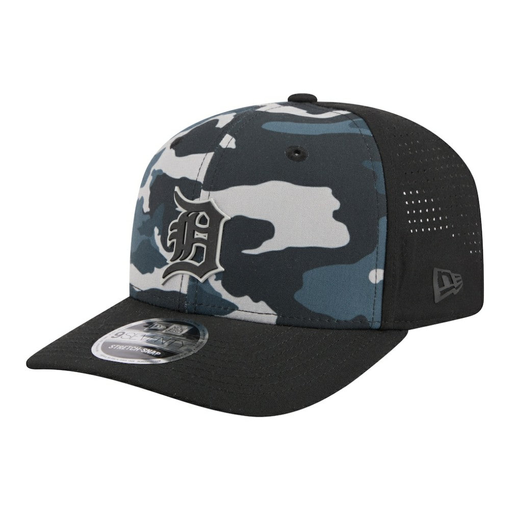 Detroit Tigers New Era Tonal Camo 9SEVENTY Stretch-Snap Hat - MLB Hats