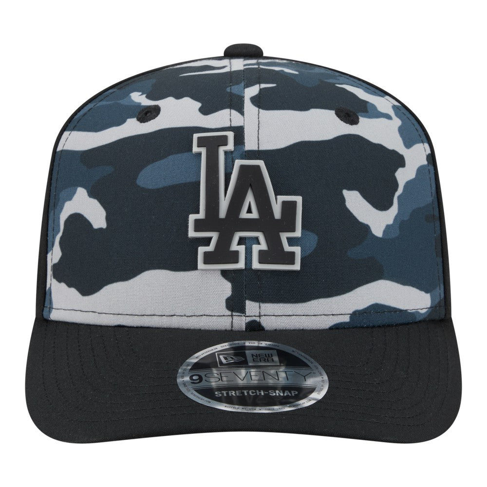 Los Angeles Dodgers New Era Tonal Camo 9SEVENTY Stretch-Snap Hat - MLB Hats