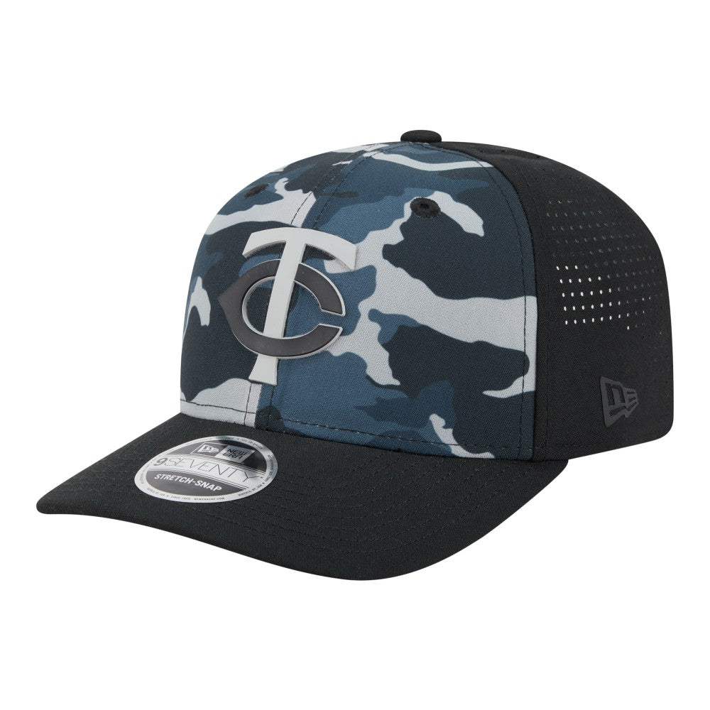 Minnesota Twins New Era Tonal Camo 9SEVENTY Stretch-Snap Hat - MLB Hats