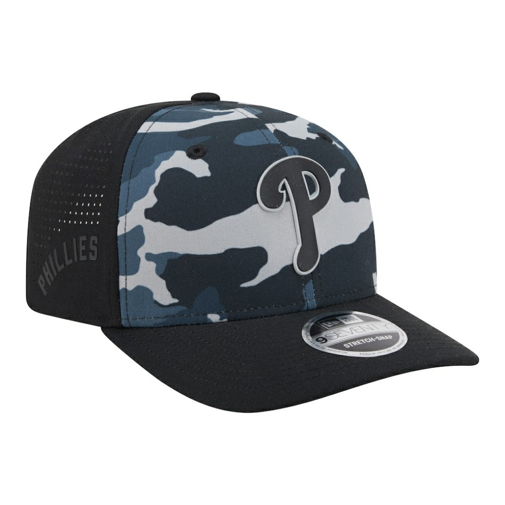 Philadelphia Phillies New Era Tonal Camo 9SEVENTY Stretch-Snap Hat - MLB Hats