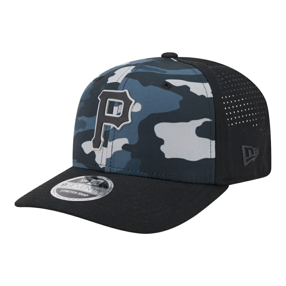 Pittsburgh Pirates New Era Tonal Camo 9SEVENTY Stretch-Snap Hat - MLB Hats