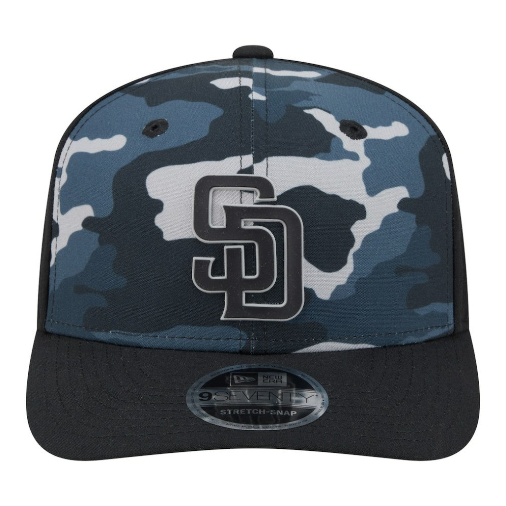 San Diego Padres New Era Tonal Camo 9SEVENTY Stretch-Snap Hat - MLB Hats