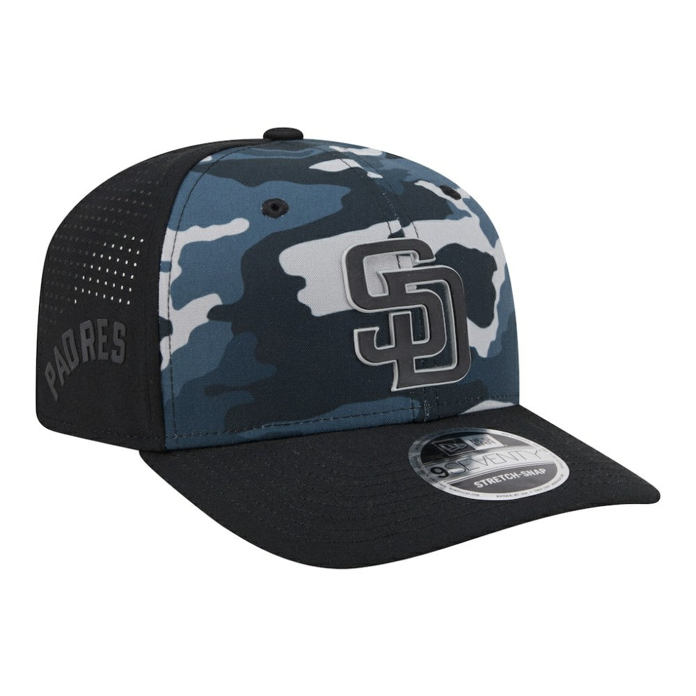 San Diego Padres New Era Tonal Camo 9SEVENTY Stretch-Snap Hat - MLB Hats