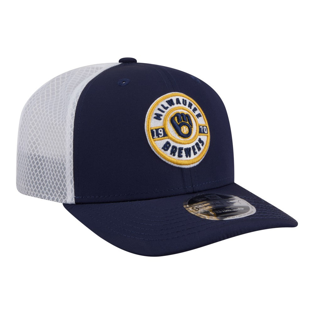 Milwaukee Brewers New Era Active 9SEVENTY Adjustable Trucker Hat - MLB Hats