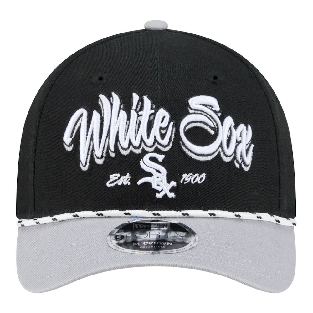 Chicago White Sox New Era Team Loyal 9FORTY M-Crown Adjustable Hat - MLB Hats