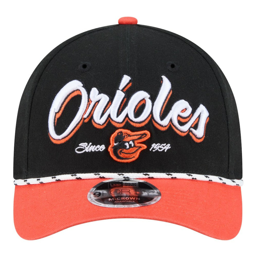 Baltimore Orioles New Era Team Loyal 9FORTY M-Crown Adjustable Hat - MLB Hats