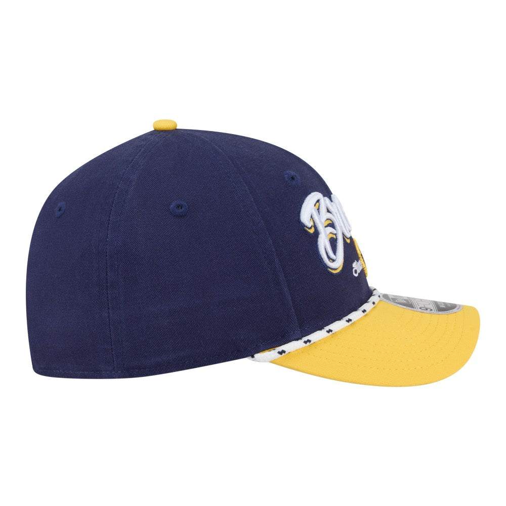 Milwaukee Brewers New Era Team Loyal 9FORTY M-Crown Adjustable Hat - MLB Hats