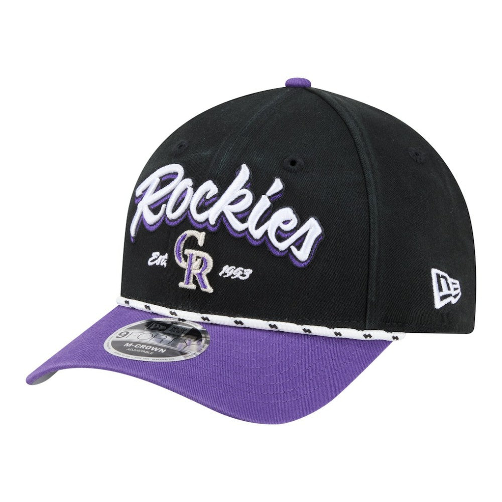 Colorado Rockies New Era Team Loyal 9FORTY M-Crown Adjustable Hat - MLB Hats