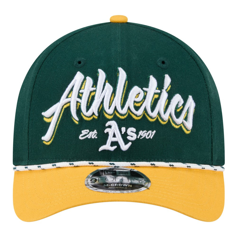 Athletics New Era Team Loyal 9FORTY M-Crown Adjustable Hat - MLB Hats