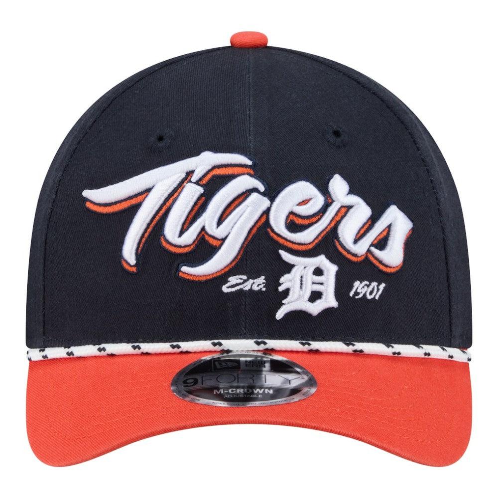 Detroit Tigers New Era Team Loyal 9FORTY M-Crown Adjustable Hat - MLB Hats