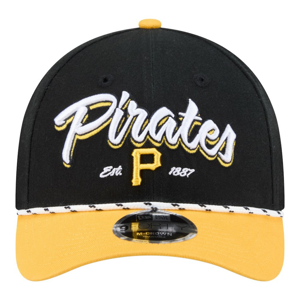 Pittsburgh Pirates New Era Team Loyal 9FORTY M-Crown Adjustable Hat - MLB Hats