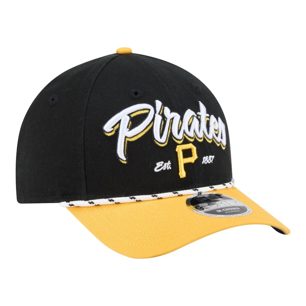 Pittsburgh Pirates New Era Team Loyal 9FORTY M-Crown Adjustable Hat - MLB Hats