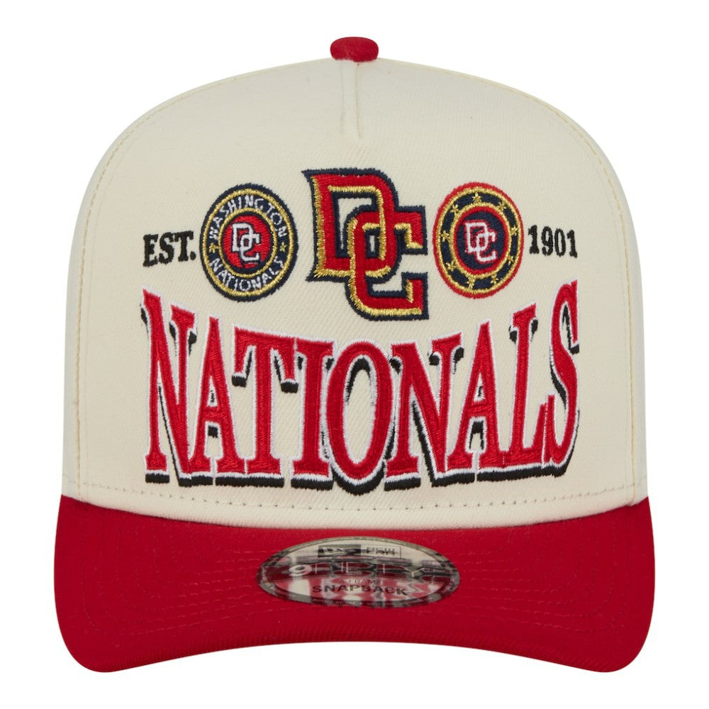 Washington Nationals New Era Throwback Tri-Hit A-Frame 9FIFTY Adjustable Hat - MLB Hats