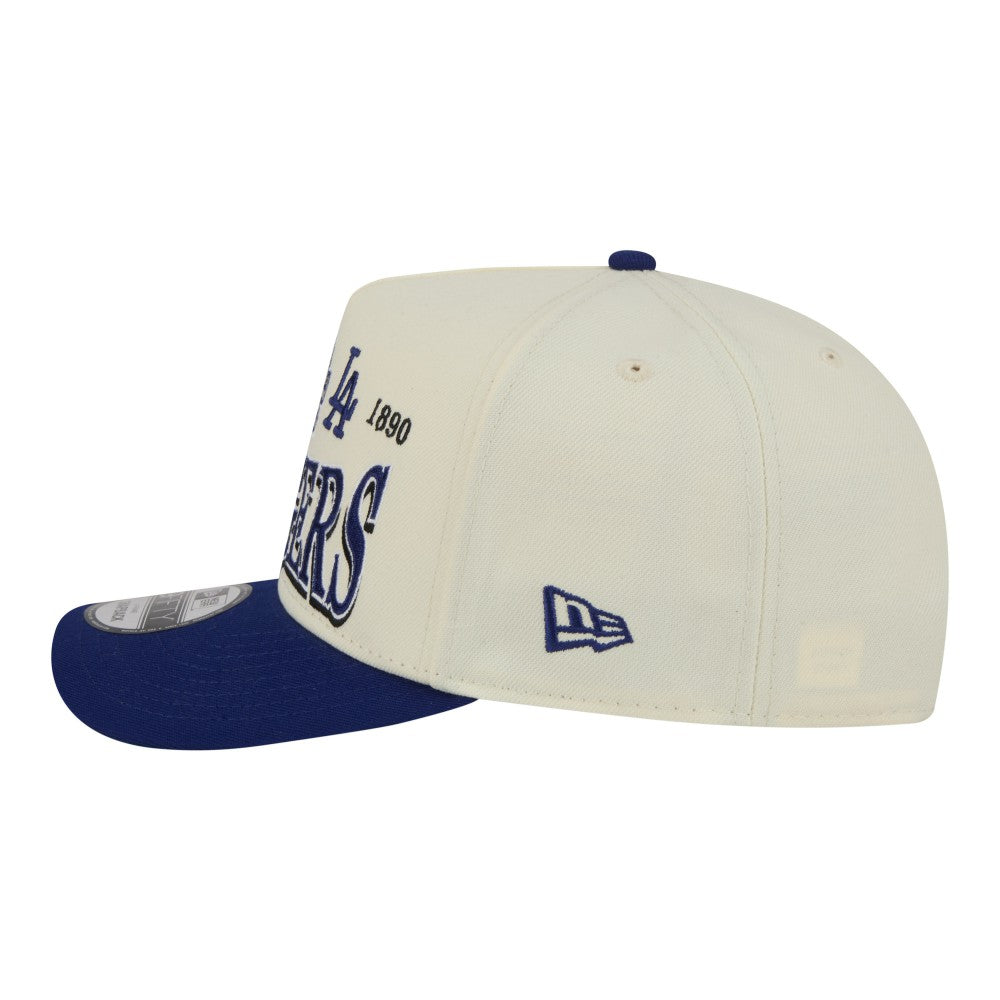 Los Angeles Dodgers New Era Throwback Tri-Hit A-Frame 9FIFTY Adjustable Hat - MLB Hats