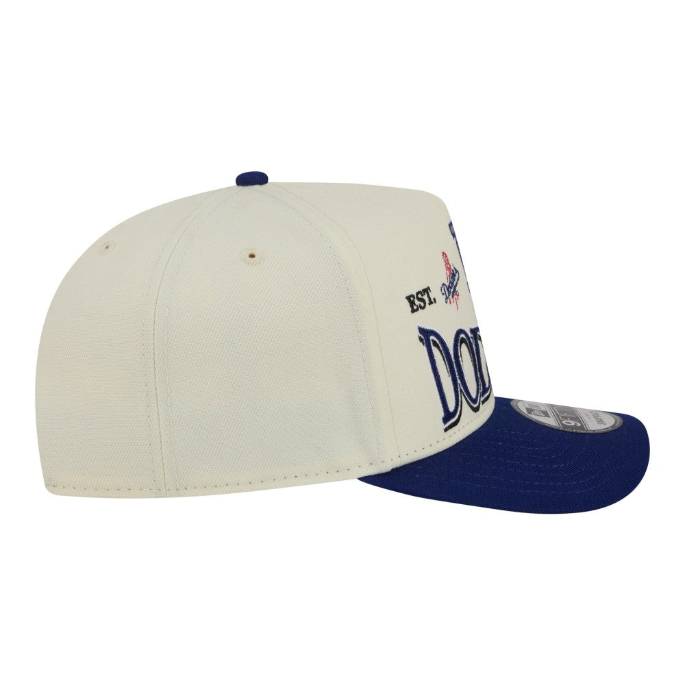 Los Angeles Dodgers New Era Throwback Tri-Hit A-Frame 9FIFTY Adjustable Hat - MLB Hats