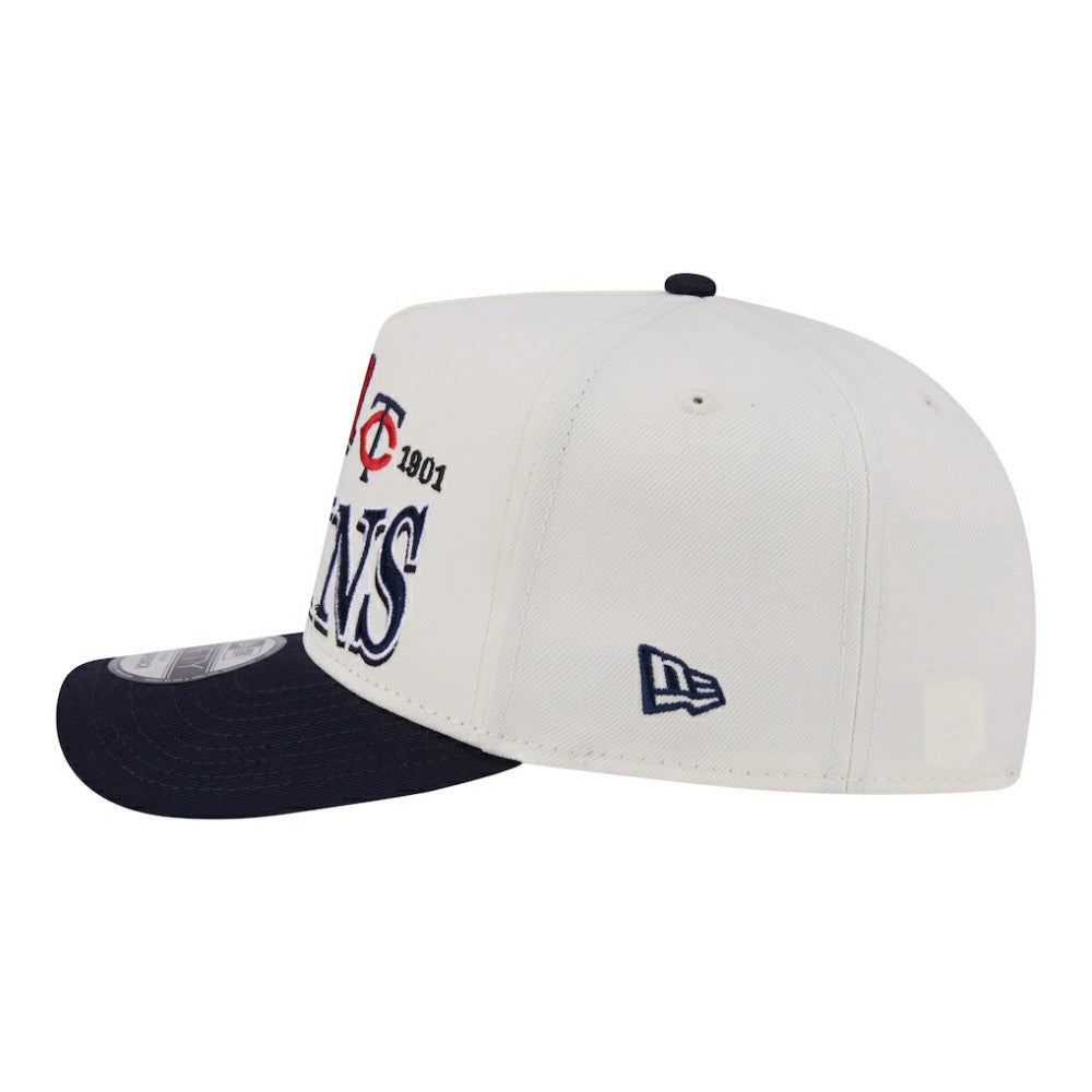 Minnesota Twins New Era Throwback Tri-Hit A-Frame 9FIFTY Adjustable Hat - MLB Hats