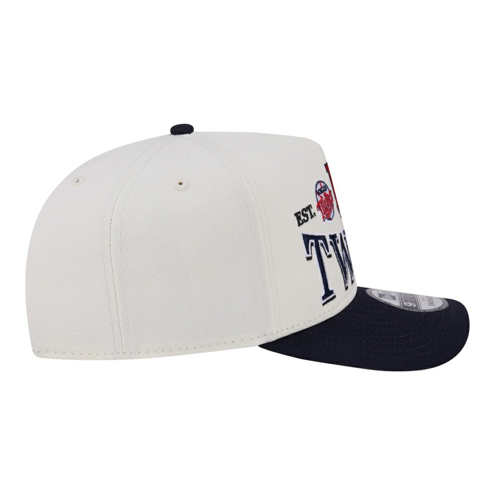 Minnesota Twins New Era Throwback Tri-Hit A-Frame 9FIFTY Adjustable Hat - MLB Hats