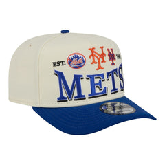 New York Mets New Era Throwback Tri-Hit A-Frame 9FIFTY Adjustable Hat - MLB Hats