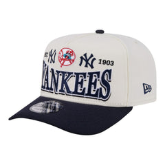 New York Yankees New Era Throwback Tri-Hit A-Frame 9FIFTY Adjustable Hat - MLB Hats