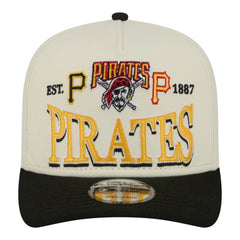 Pittsburgh Pirates New Era Throwback Tri-Hit A-Frame 9FIFTY Adjustable Hat - MLB Hats