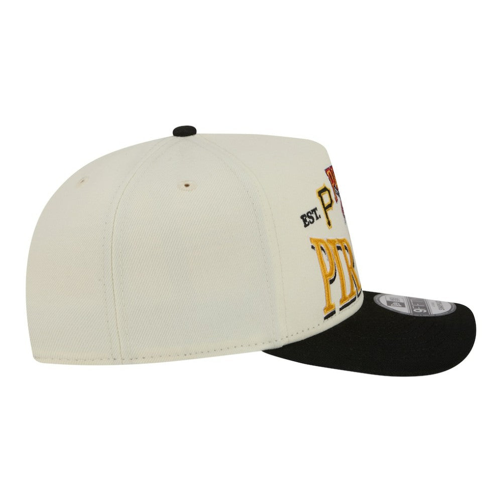 Pittsburgh Pirates New Era Throwback Tri-Hit A-Frame 9FIFTY Adjustable Hat - MLB Hats