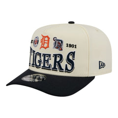 Detroit Tigers New Era Throwback Tri-Hit A-Frame 9FIFTY Adjustable Hat - MLB Hats