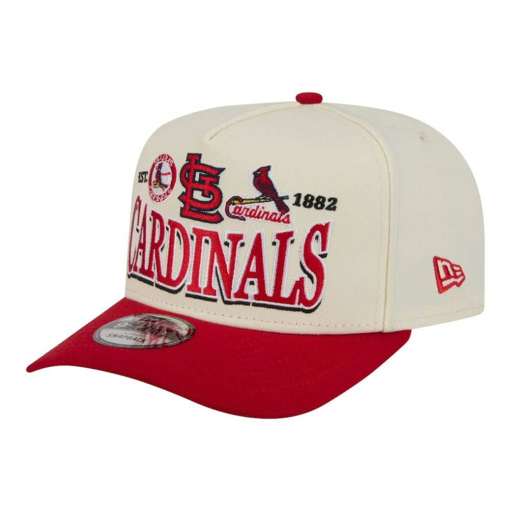 St. Louis Cardinals New Era Throwback Tri-Hit A-Frame 9FIFTY Adjustable Hat - MLB Hats