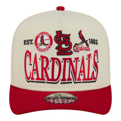 St. Louis Cardinals New Era Throwback Tri-Hit A-Frame 9FIFTY Adjustable Hat - MLB Hats