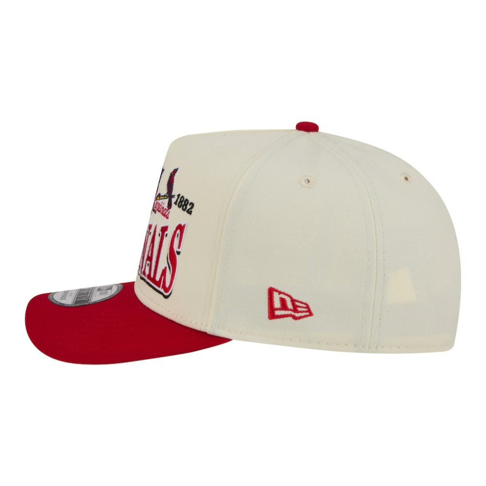 St. Louis Cardinals New Era Throwback Tri-Hit A-Frame 9FIFTY Adjustable Hat - MLB Hats