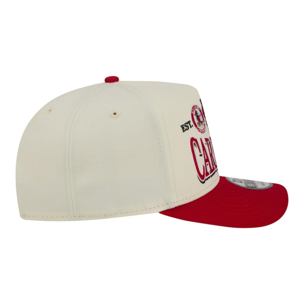 St. Louis Cardinals New Era Throwback Tri-Hit A-Frame 9FIFTY Adjustable Hat - MLB Hats