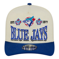 Toronto Blue Jays New Era Throwback Tri-Hit A-Frame 9FIFTY Adjustable Hat - MLB Hats