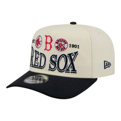 Boston Red Sox New Era Throwback Tri-Hit A-Frame 9FIFTY Adjustable Hat - MLB Hats