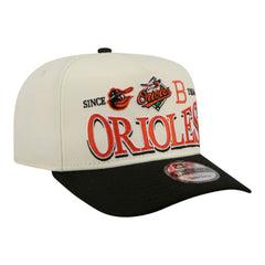 Baltimore Orioles New Era Throwback Tri-Hit A-Frame 9FIFTY Adjustable Hat - MLB Hats